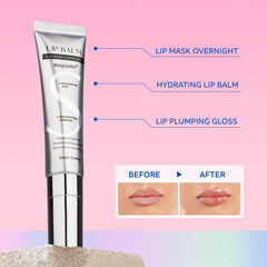SUQATO lip treatment butter balm sleeping mask jar for overnight lip hydration