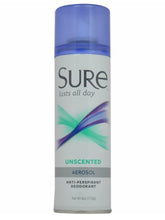 Sure unscented aerosol application spray delivers fast-drying underarm protection.