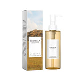 SURELIT Centella Light Cleansing Oil bottle close-up showing gentle makeup removal and hydrating formula