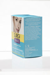 Surgiwax facial waxing application demonstrates smooth results at home.