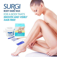 Surgiwax prep-cleanser prepares skin for smooth waxing.
