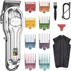 SURKER mens hair clippers front view with ergonomic grip for precise at-home cuts.