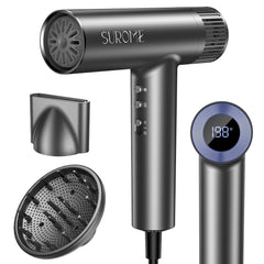 SUROME Blow Dryer highlights a 110k rpm brushless motor for fast, salon-grade drying.