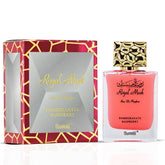 Surrati Royal Musk Pomegranate Raspberry EDP bottle, elegant design for sophisticated evenings