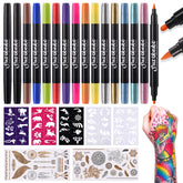 SUSIKEKI dual-ended tattoo markers pen for vibrant, long-lasting body art