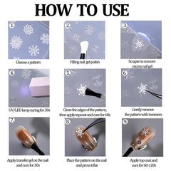 SUTOZMIWE nail art molds Christmas emboss for festive accents
