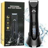 Suttik Manscape trimmer front view with ergonomic grip for precise grooming.