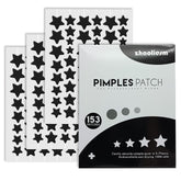 SVIPTP Black Star patches on skin for 153-count coverage and convenient protection.