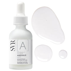 SVR A Concentrate bottle closeup showcases premium retinol serum for smoother skin texture.