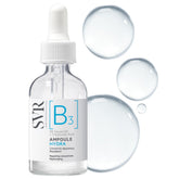SVR B3 concentrate bottle highlights hydrating, plumping potential for smoother skin.