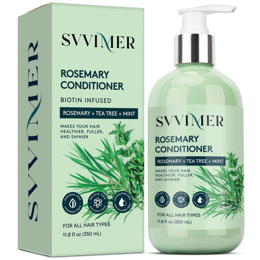 Svvimer Rosemary Hair Conditioner bottle ready for daily nourishment and texture improvement.