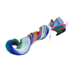 SWACC straight-textured clip-in piece blends seamlessly with natural hair.