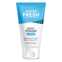 SweatBlock Super Fresh bottle pour for easy application and quick freshness