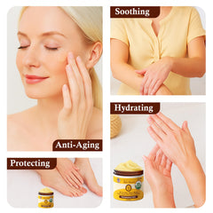 Sweet Bee Naturals balm texture swirls reveal nourishing formula