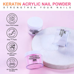 Sweet Trend carving powder and sequins offer vibrant color and customization options.