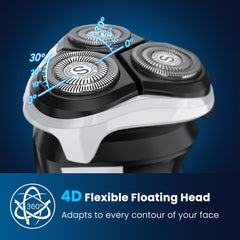 SweetLF cordless razor charging with USB cable for long runtime.