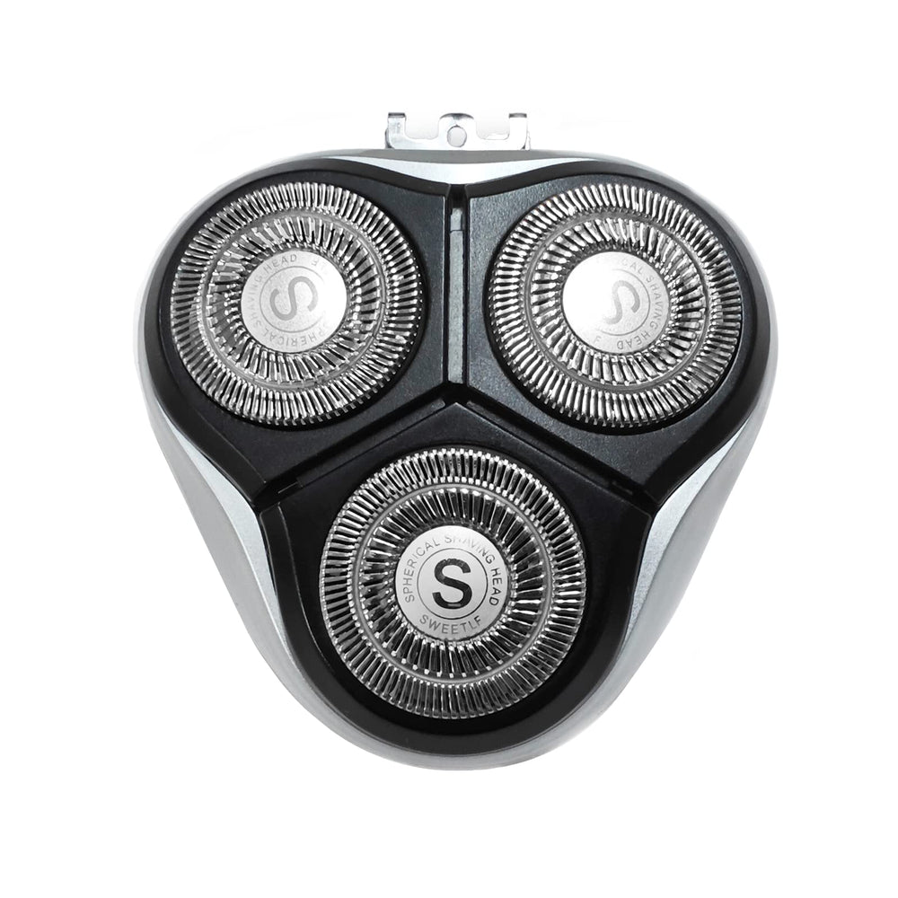 SweetLF replacement heads closeup with dual track cutters for SWS7105 precision shaving