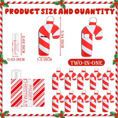 Swiffen lip balm packaging and display highlighting a gift-ready festive presentation