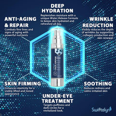Post-shave moment with Swiftalyn 6-in-1 to soothe redness.