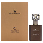 Swiss Arabian Tobacco 01 top notes feature plum and apple for a bold opening