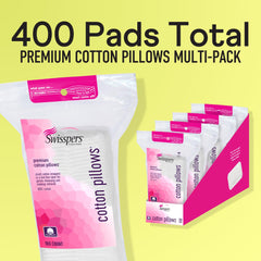 Swisspers Premium Cotton Pillows closeup fiber highlights natural cotton softness for delicate skin.