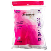 Swisspers super jumbo cotton balls pack 4 front view showing large surface for makeup removal