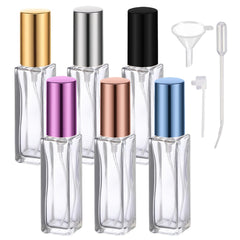 SWJLR mini perfume bottle 10ml with colorful cap for portable fragrance on the go