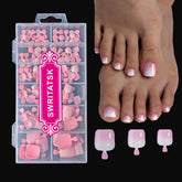 SWRITATSK toe nail tips pack for versatile at-home DIY manicure