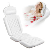 sxiiro full body bath pillow with 192 suction cups for secure tub attachment and relaxation