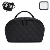 SXS LACONIC makeup bag with lay-flat design for quick access and tidy organization.