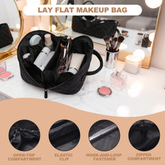 SXS LACONIC makeup bag is portable and lightweight for on-the-go routines.