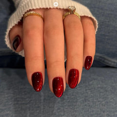 SXVME thick acrylic nails with glossy finish for durable, fast manicure.