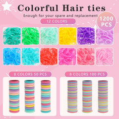 SYGY baby elastic hair ties for gentle toddler styling