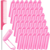 Syhood foam sponge hair rollers pink set for gentle overnight curls