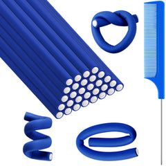 Syhood 7in no-heat foam rollers close-up for gentle, damage-free styling.