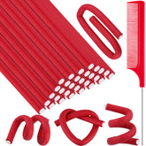 Syhood rodillos flexibles para rizos sin calor, cómodo para peinar en casa