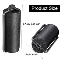 Syhood satin-foam-roller diameter-1-42inch features medium curls.