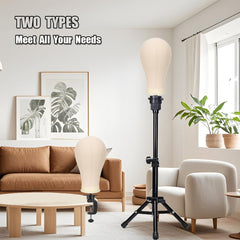 SZCY clamp stand supports different wig heads during styling.