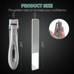 SZHLUX nail clippers with non-slip handle for comfortable use