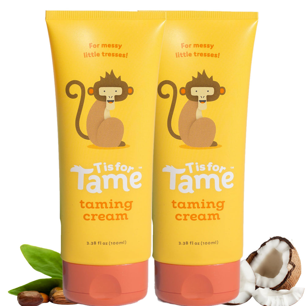 T is for Tame bottle pour shows non-greasy daily styling