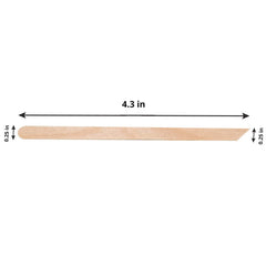 Tachibelle birch-wood sticks with a smooth surface for comfortable waxing sessions.