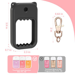 taessv touchland silicone case black close-up emphasizes sleek style and secure fit