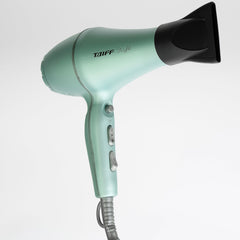 Taiff Style Hair Dryer IonSense technology delivers quick drying and frizz reduction for smoother results.