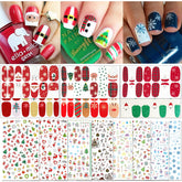 TailaiMei Christmas nail stickers full wrap pack cover for a bold manicure