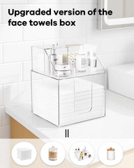 TAINESS U-shaped opening for easy towel access without pulling the box