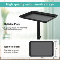 Takeashine salon tray cart sturdy feet provide stable support during service