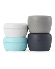 TakeToday leakproof travel container with secure cap for spill-free toiletries.