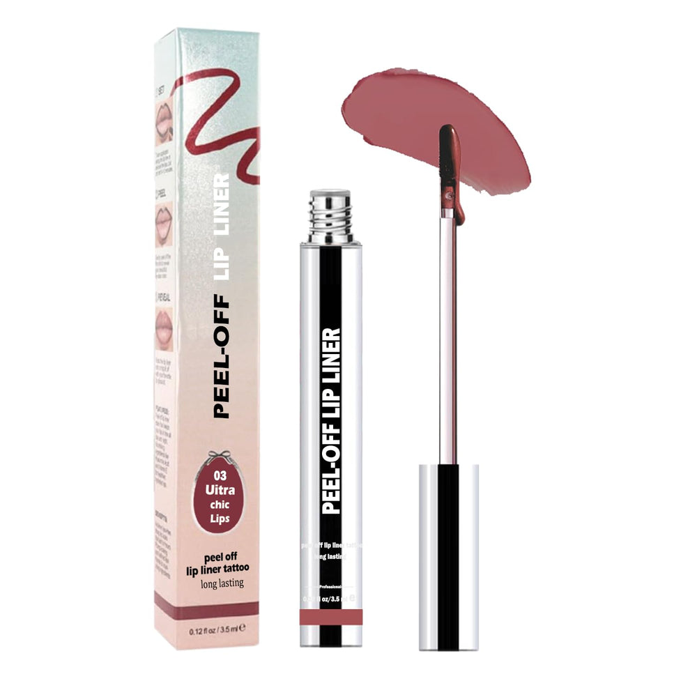 Talinzen lip stain peel-off application shows bold, transfer-proof color for all-day wear.