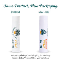 Tallowbourn Sweet Orange lip balm glide close-up demonstrates smooth application
