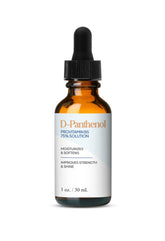 Talsen D-Panthenol 75% bottle highlights moisturizing skin and hair applications.